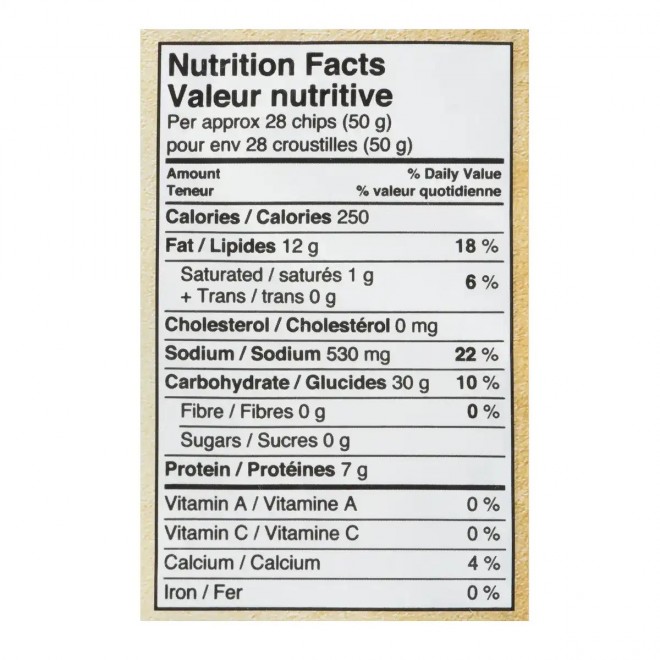 The Daily Crave Lentil Chips Aged White Cheddar 120g